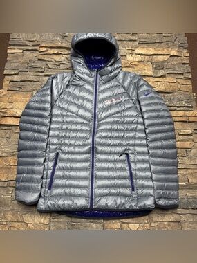 Montverde Academy School Nike Down Jacket Men’s Large Gray Full Zip Lightweight
